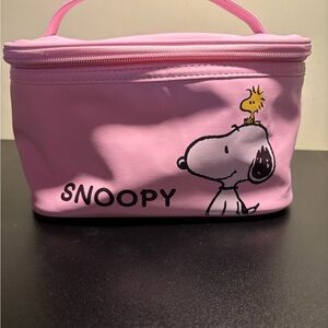 Pink Snoopy Cosmetic Bag